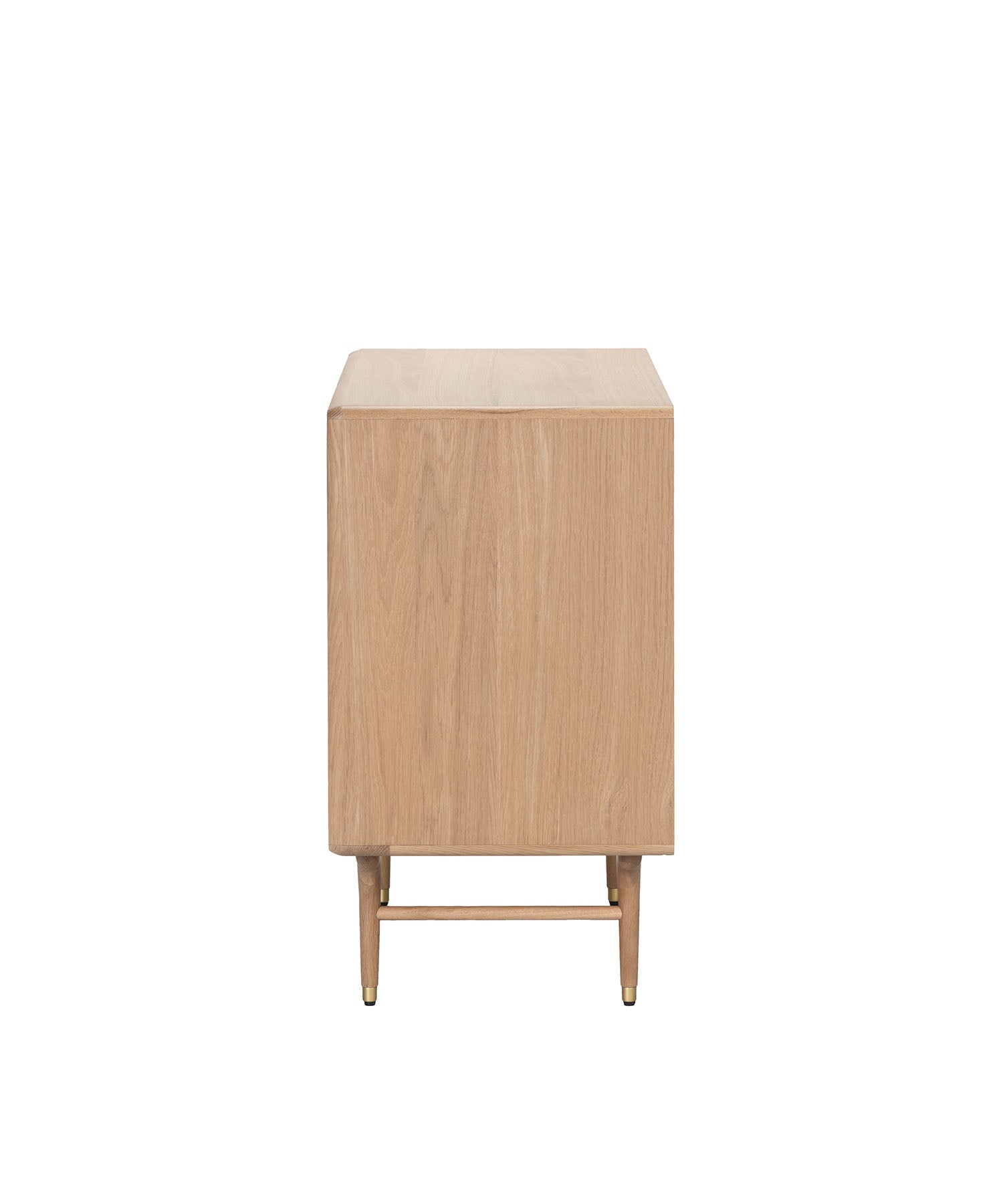 JULIE 2DOOR LOW CABINET WHITE OAK