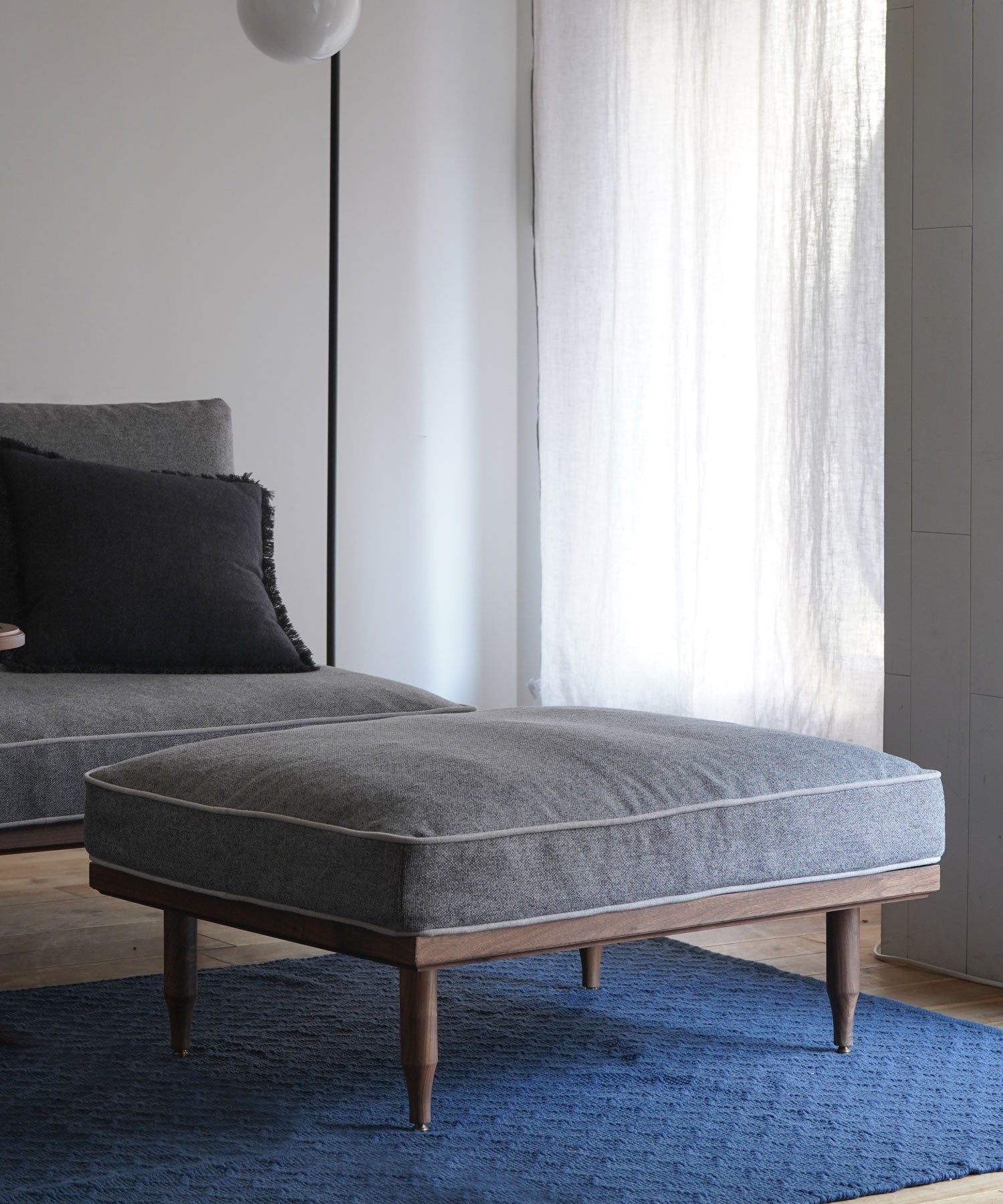 EPI OTTOMAN WALNUT