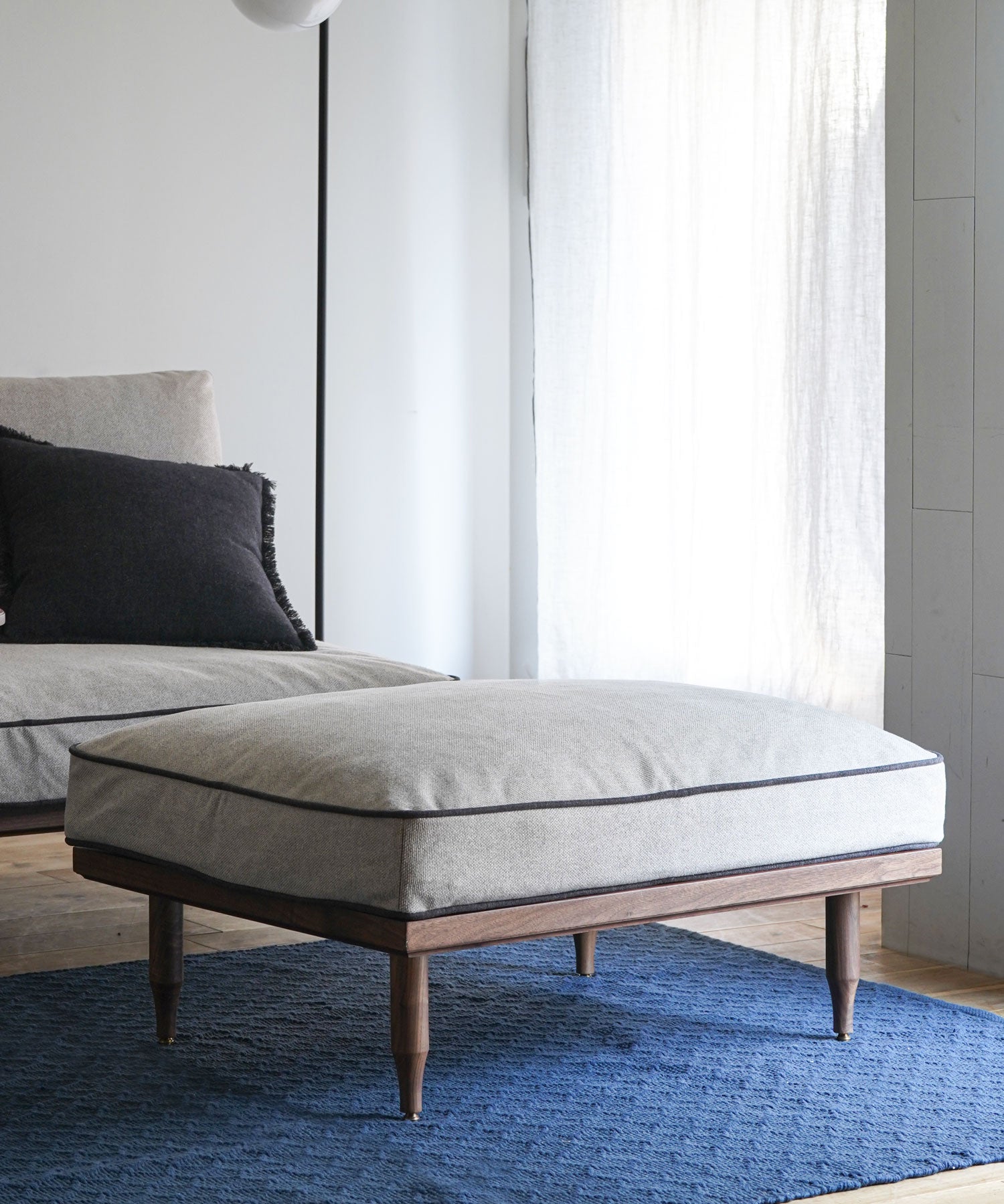 EPI OTTOMAN WALNUT