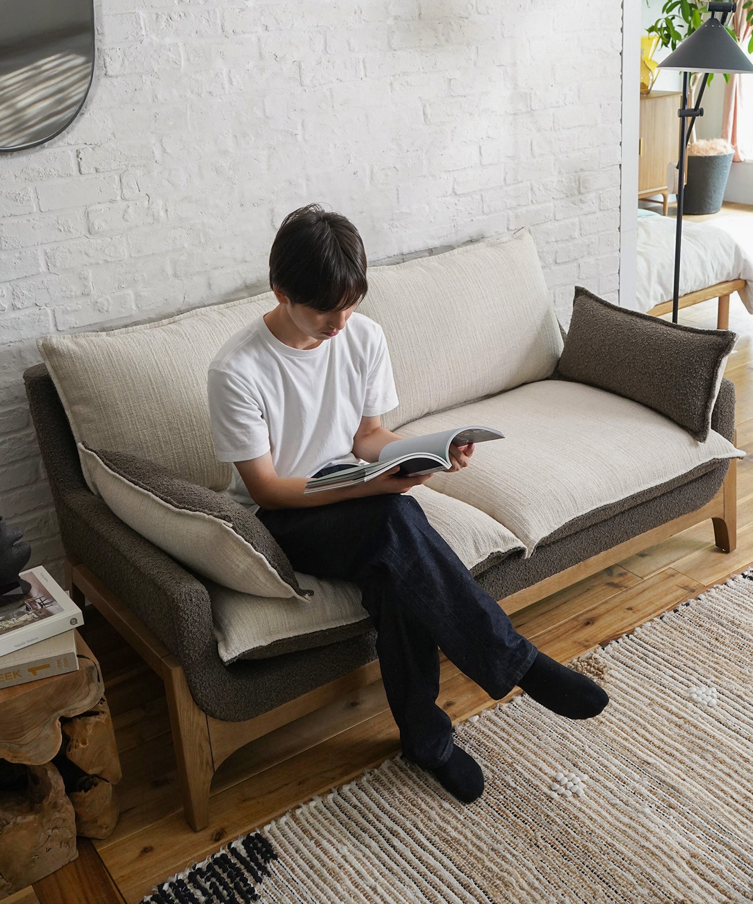 WOODNEST 2P SOFA