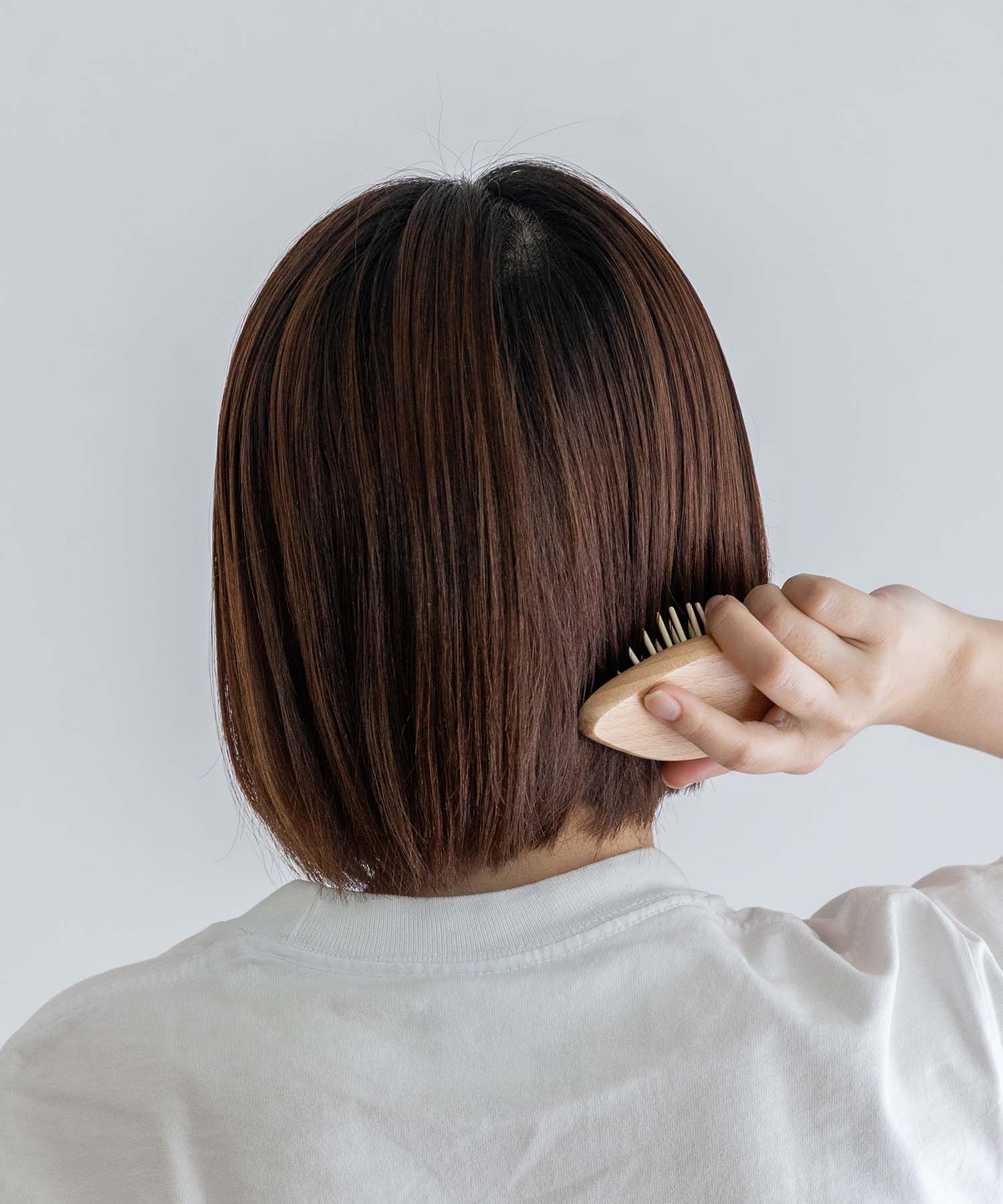 ハリネズミのポケットヘアブラシ