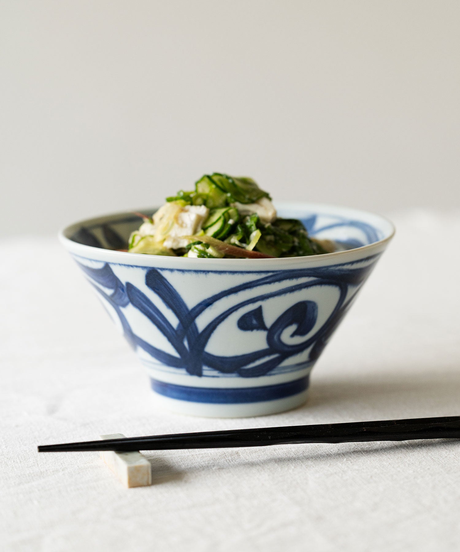 藍草紋 50反型丼