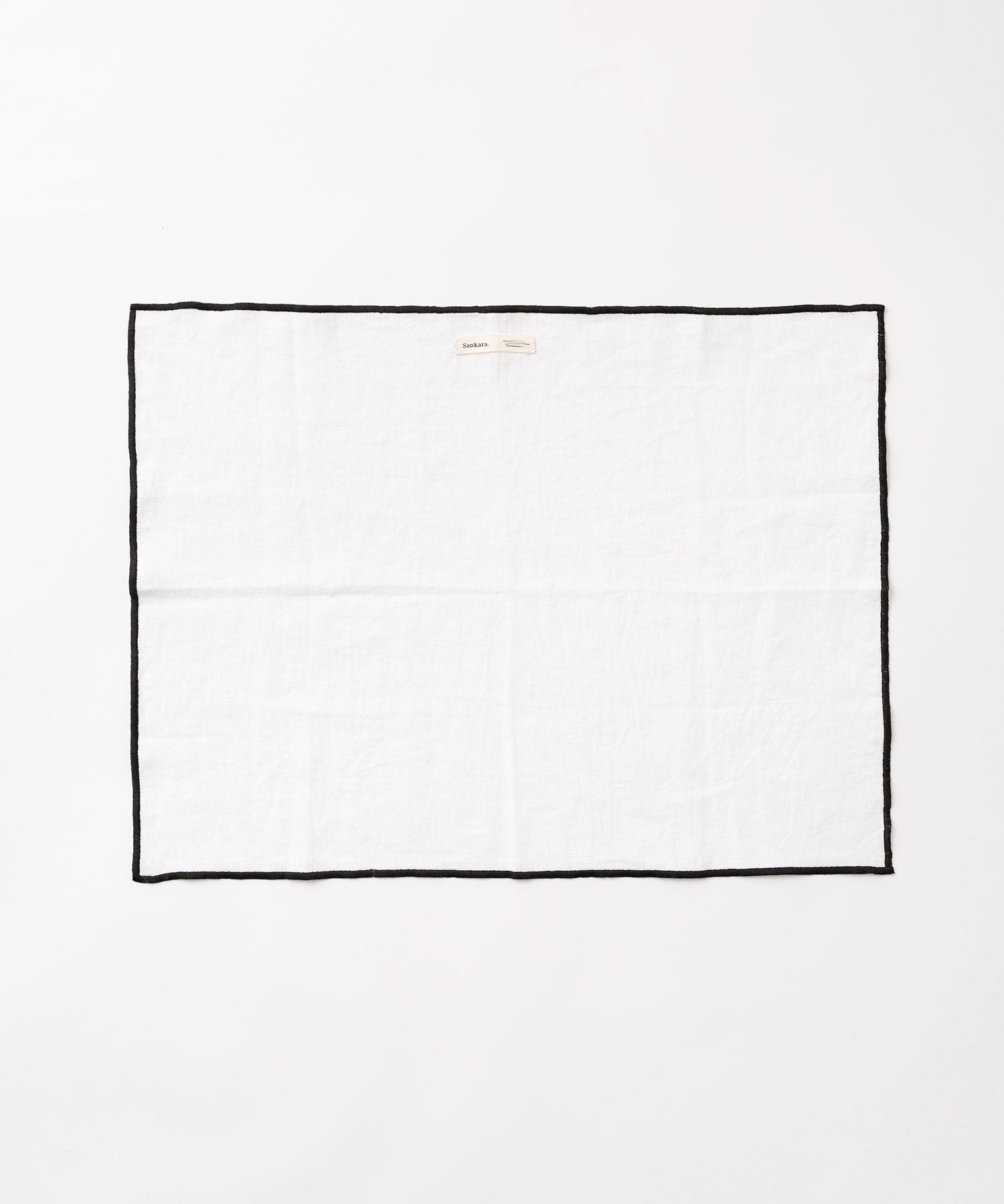 リネンディッシュクロス（white / darkgray）