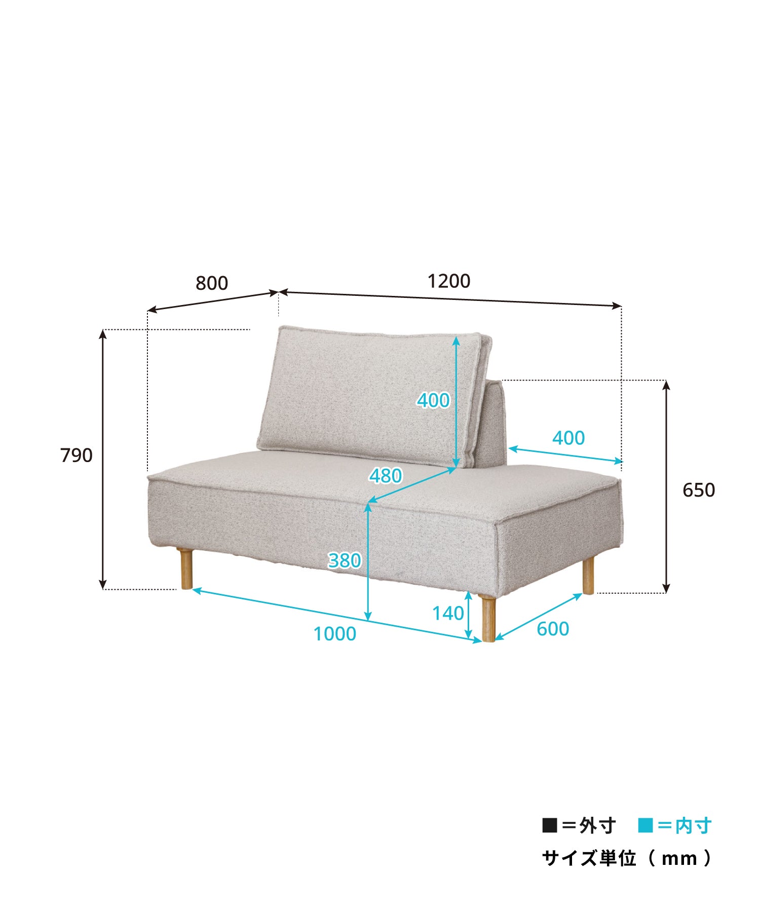 TOFU 2P SOFA