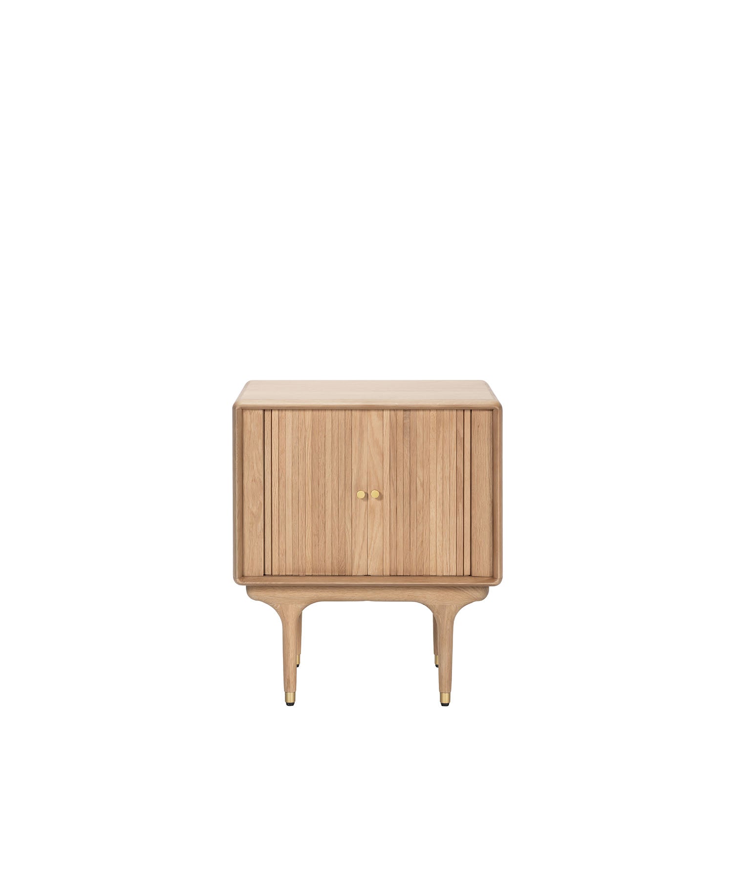 JULIE 2DOOR BEDSIDE TABLE WHITE OAK