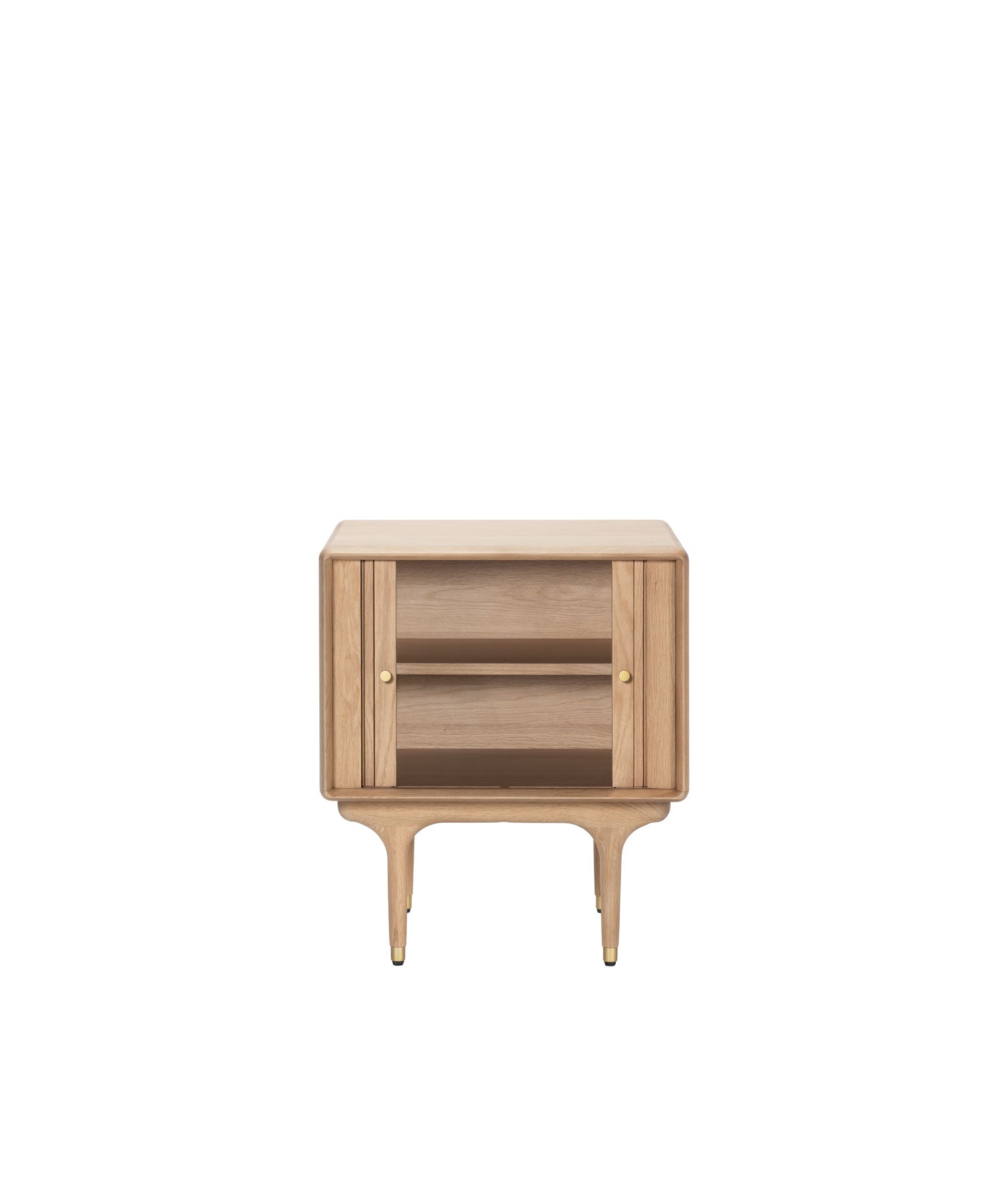 JULIE 2DOOR BEDSIDE TABLE WHITE OAK
