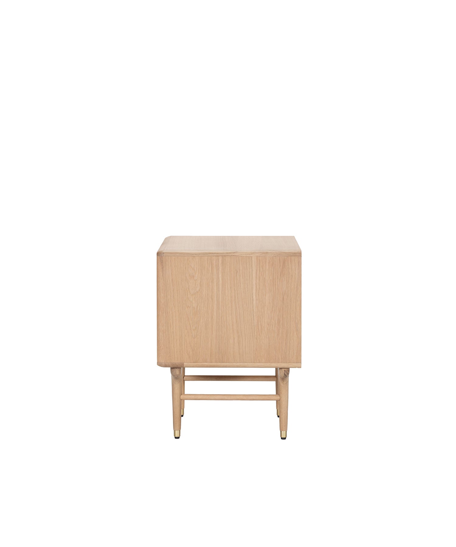 JULIE 2DOOR BEDSIDE TABLE WHITE OAK