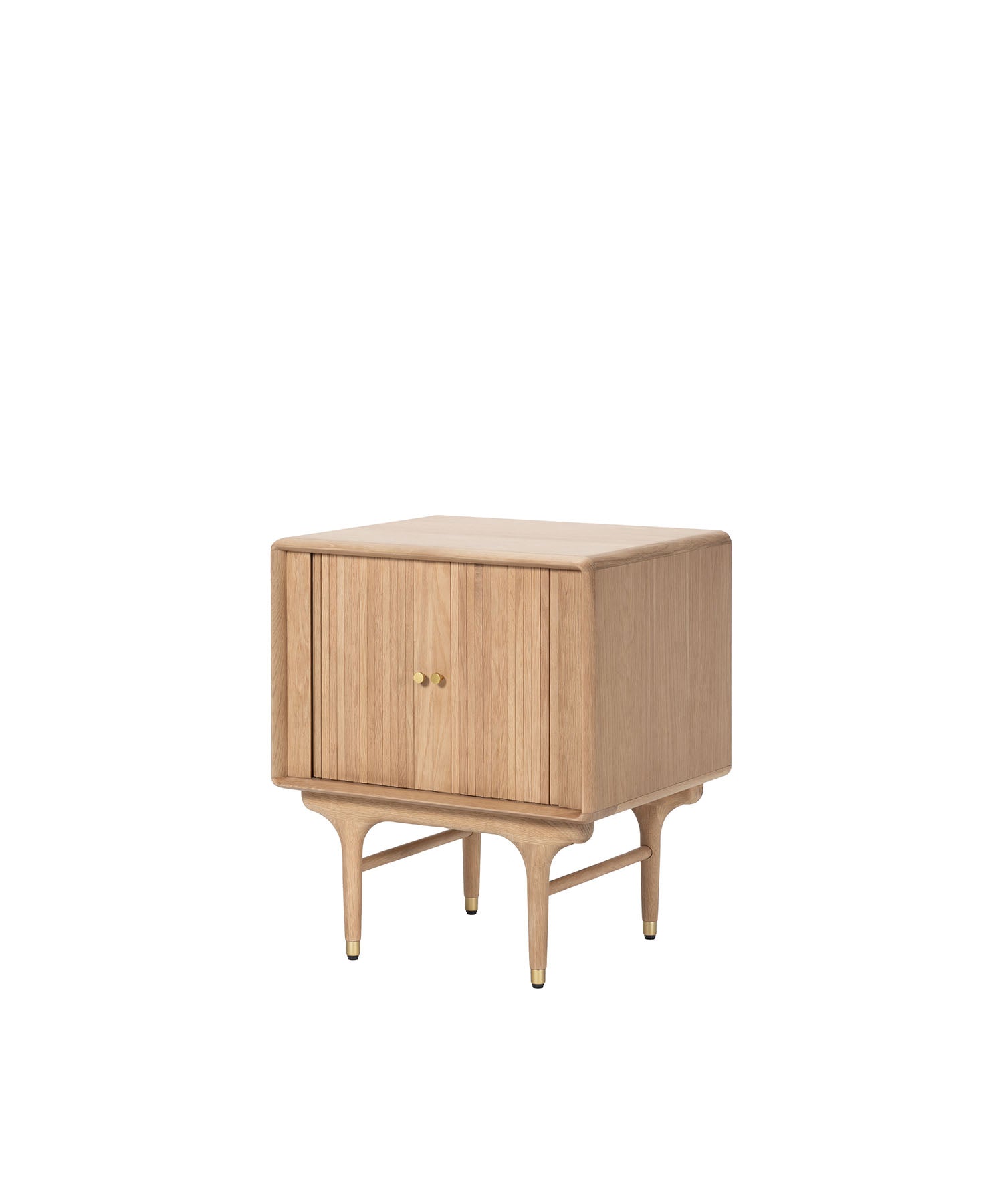 JULIE 2DOOR BEDSIDE TABLE WHITE OAK