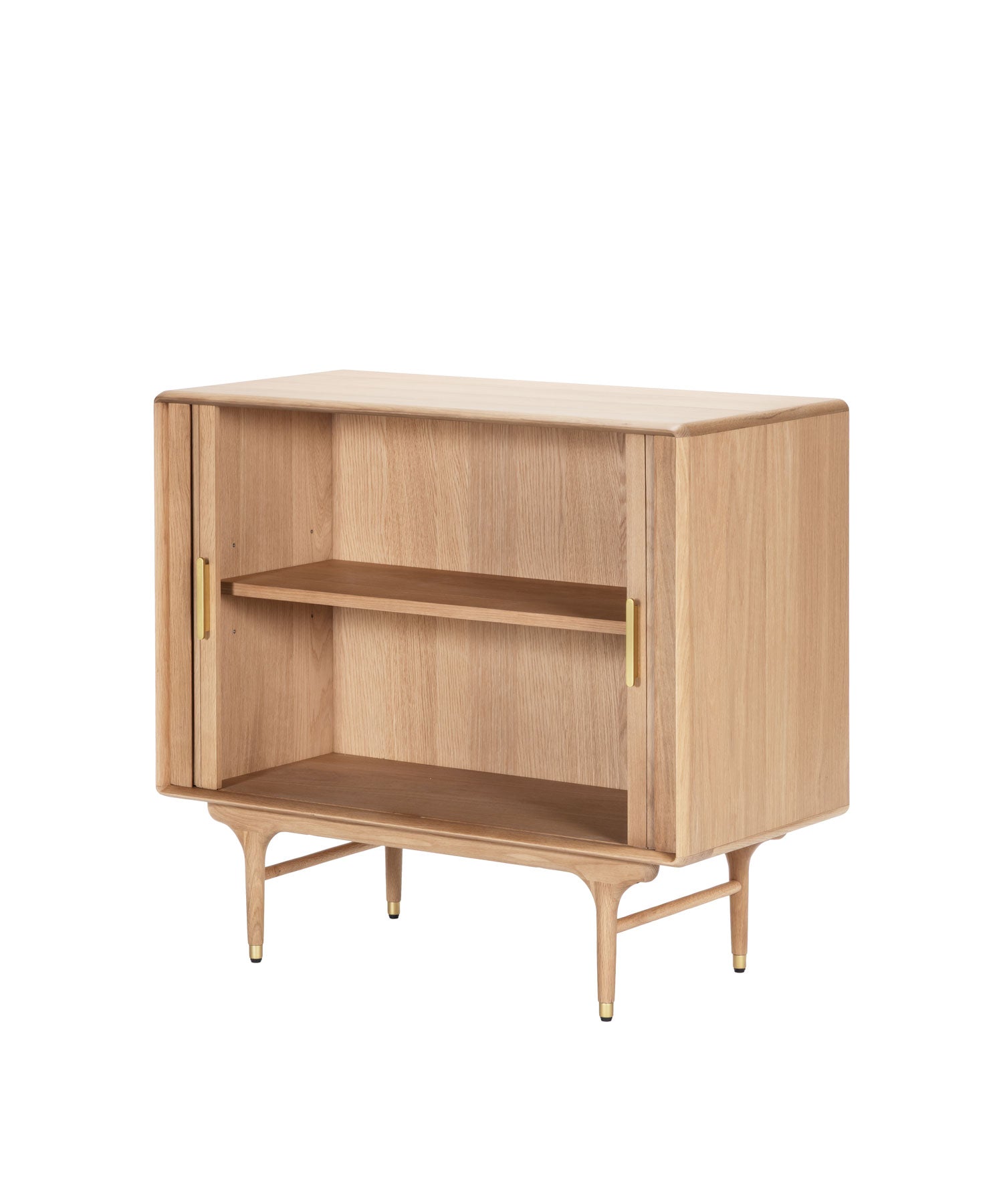 JULIE 2DOOR LOW CABINET WHITE OAK