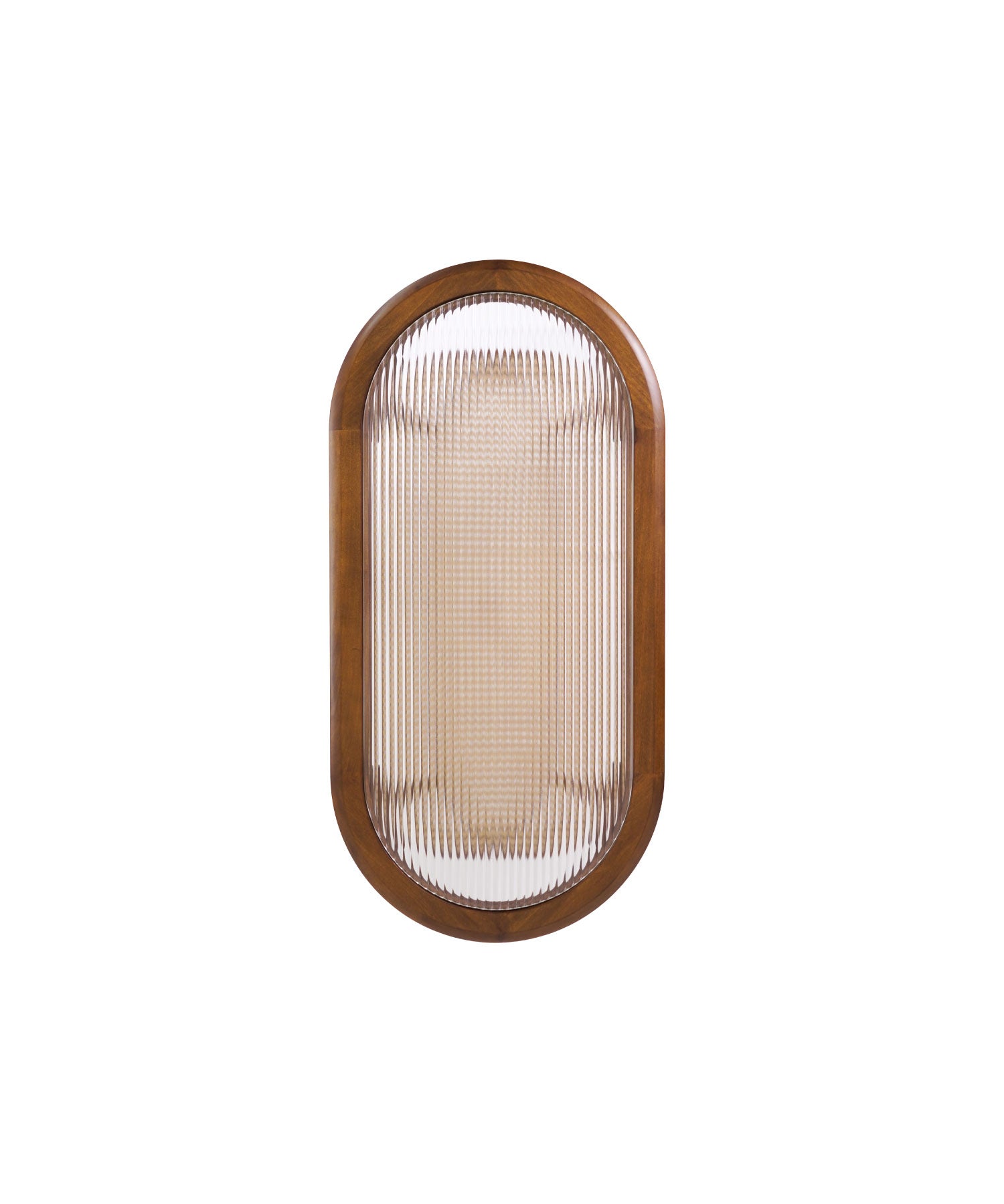 JULIE GLASS OVAL COFFEE TABLE