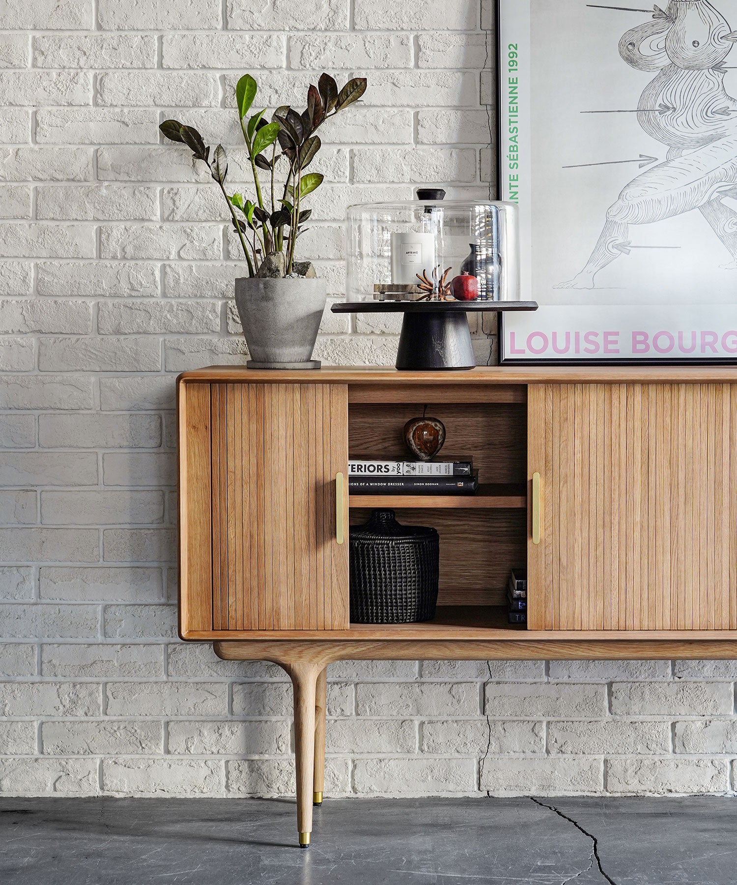 JULIE SIDE BOARD WHITE OAK